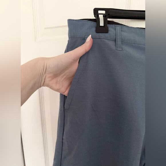 Surf Style Performance Gray Blue Men's Shorts Size 34 Casual Summer Shorts - Picture 3 of 7